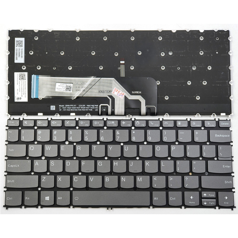 New Lenovo ThinkBook 13s G2 ARE 13s G2 ITL Keyboard US Black With Backlit Without Frame