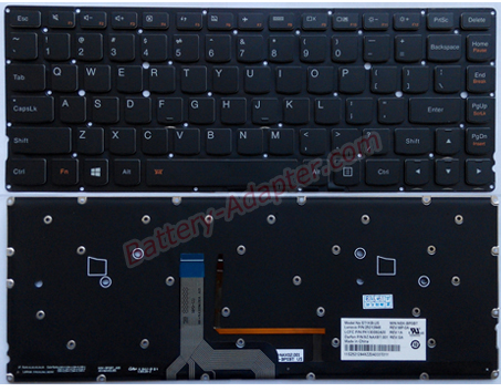 Origial New Lenovo IdeaPad YOGA2 YOGA2 Pro Series US Backlit Keyboard 25212849