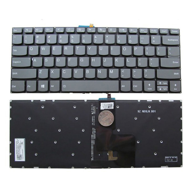 Original New Lenovo Yoga 520-14IKB 720-15IKB Laptop Keyboard US Black With Backlit Without Frame