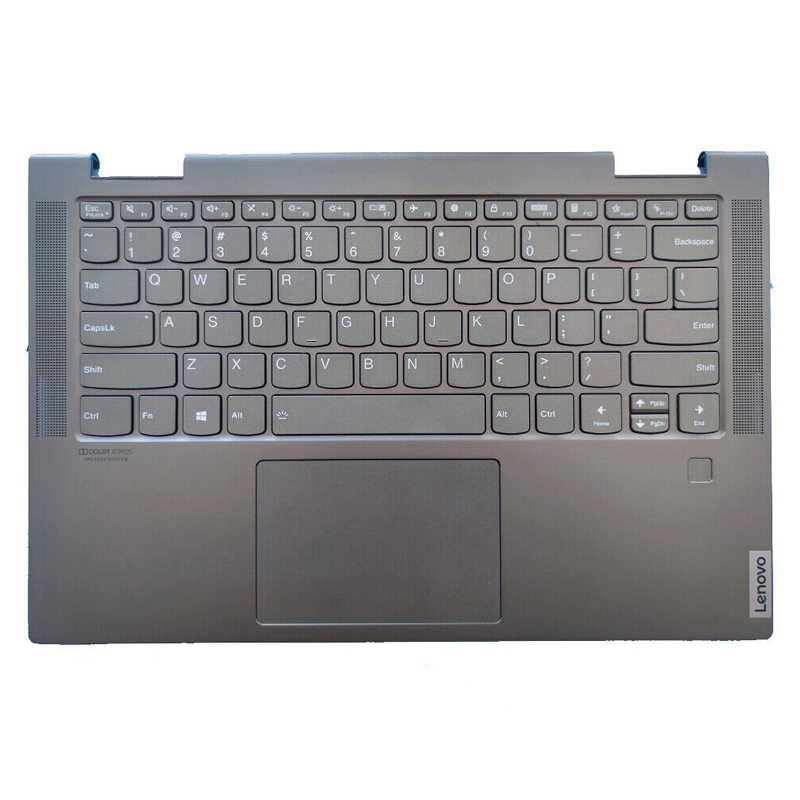 New Lenovo Yoga 7-14ITL5 Palmrest Backlit Keyboard Touchpad 5CB1A08879 AM1RW000110