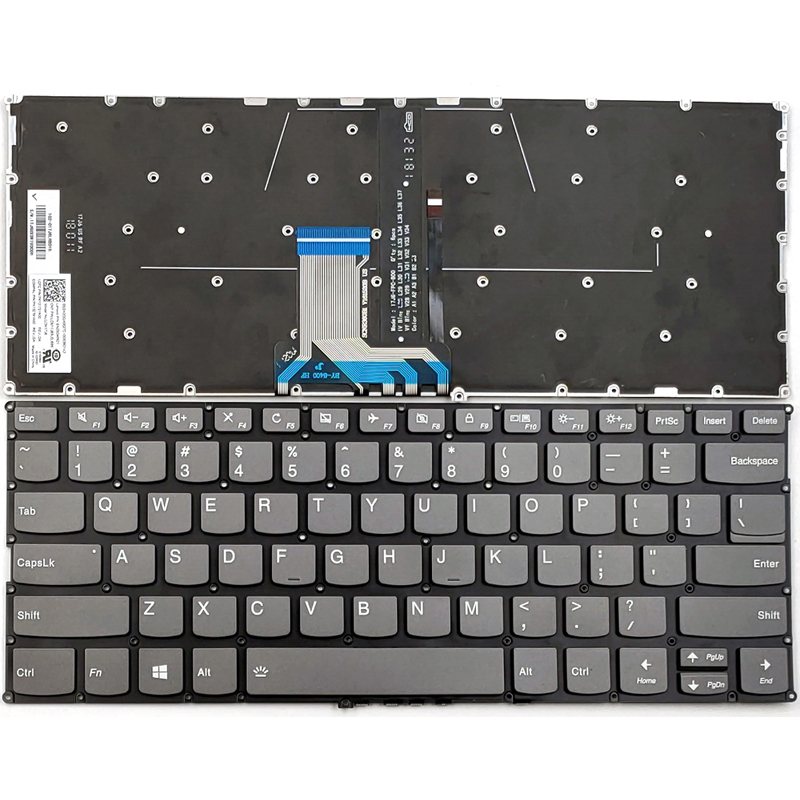 Original New Lenovo Yoga 720-12IKB Laptop Keyboard US Black With Backlit 9Z.NDUBN.B01