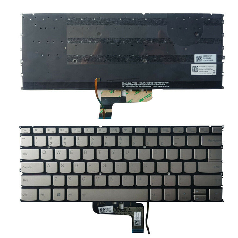 New Lenovo IdeaPad Yoga 9 14ITL5 9-14ITL5 14" Laptop Keyboard US Silver With Backlit