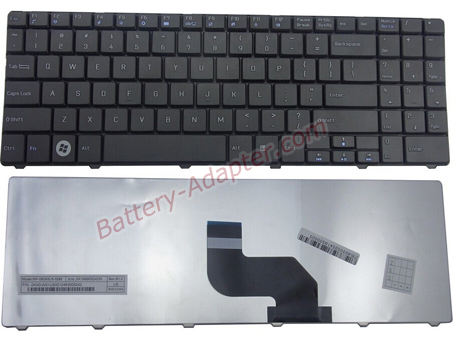 Original New MSI CX640 CX640-851X A6400 CR640 MS-16Y1 Keyboard US Black