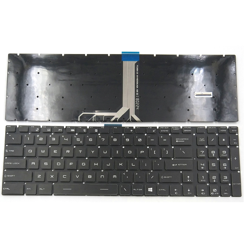 Original New MSI GE63 GS73 Raider RGB 8RE 8RF GS63 GS73 Stealth 8RD 8RE GT63 Laptop Per-Key RGB Backlight Keyboard