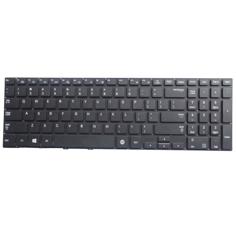 New Samsung NP470R5E NP510R5E 470R5E 510R5E Keyboard US Black Without Frame