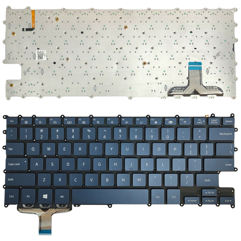 New Samsung NP930SBE 930SBE NP930SBE-K01US Laptop Keyboard US Blue With Backlit