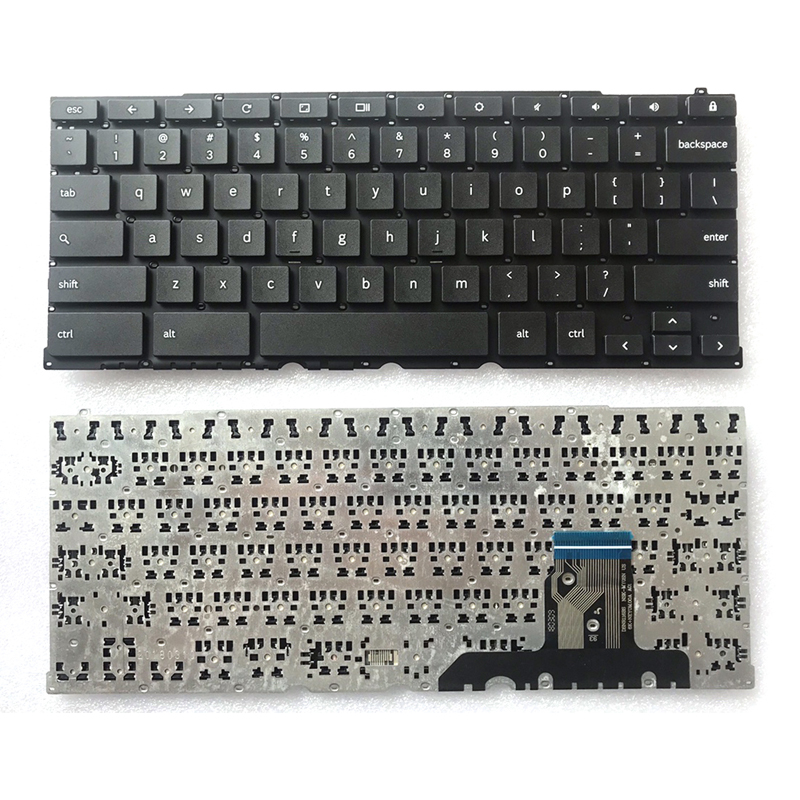 Original New Samsung Chromebook Plus XE520QAB XE520QAB-K02US XE521QAB Keyboard US Black