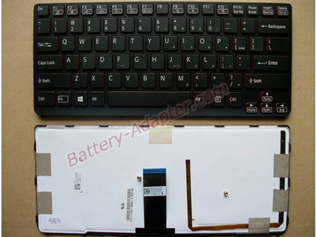 Original New Sony VAIO SVE14A Series Laptop Backlit Keyboard 149122511US Black