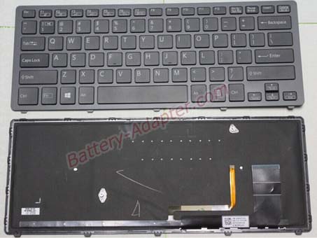 Original New Sony VAIO FIT 14N SVF14N Series Laptop Keyboard Black With Backlit 149263721US