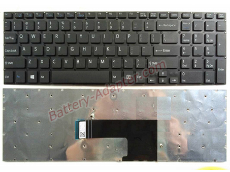 Original New Sony VAIO FIT 15 SVF15 Series Laptop Keyboard Black 149239531US