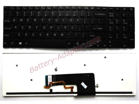 Original New Sony VAIO FIT 15 SVF15 Series Laptop Backlit Keyboard