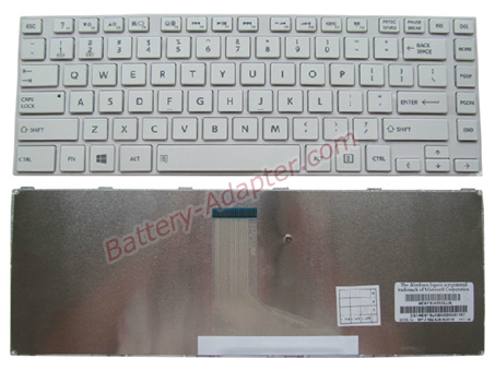 Original New White Keyboard fit Toshiba Satellite L845 C845 P845 Series Laptop