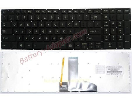 Original New Toshiba Satellite P50 P50T P70 P70T Series Laptop Keyboard - With Backlit