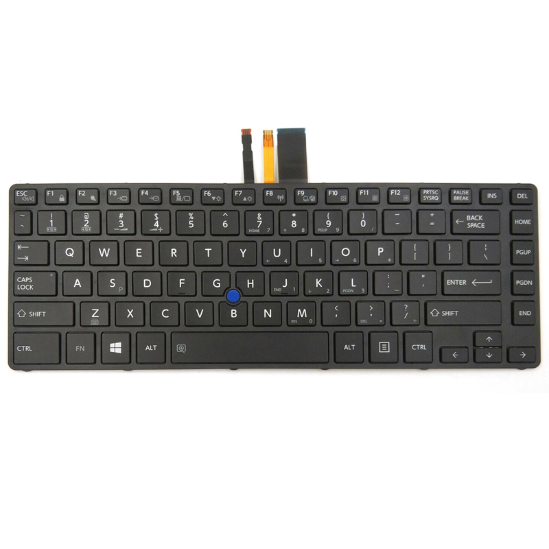 Original New Toshiba Portege R30-30 Keyboard US Black With Backlit P000684310 G83C000GU5US