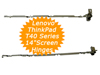 LENOVO Thinkpad T43p Series Laptop LCD Hinges